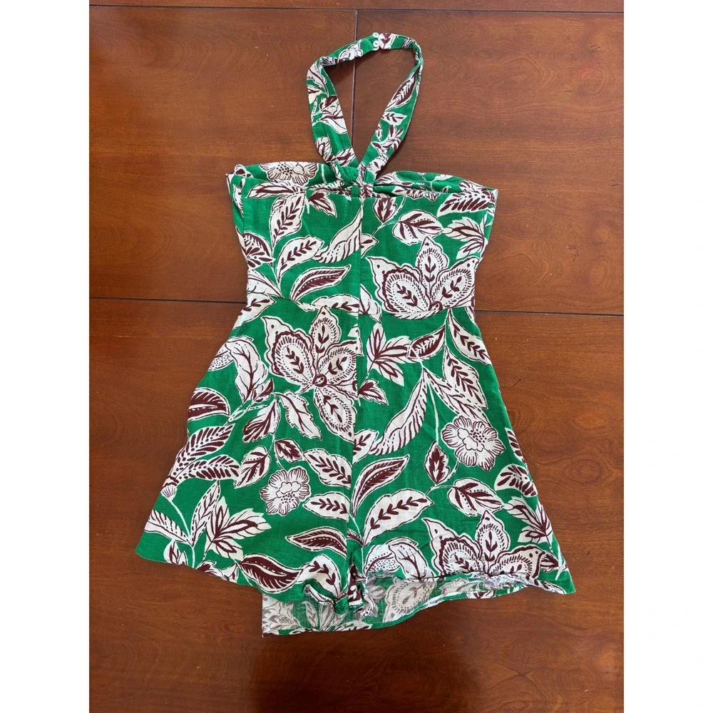 Zara halter detail romper