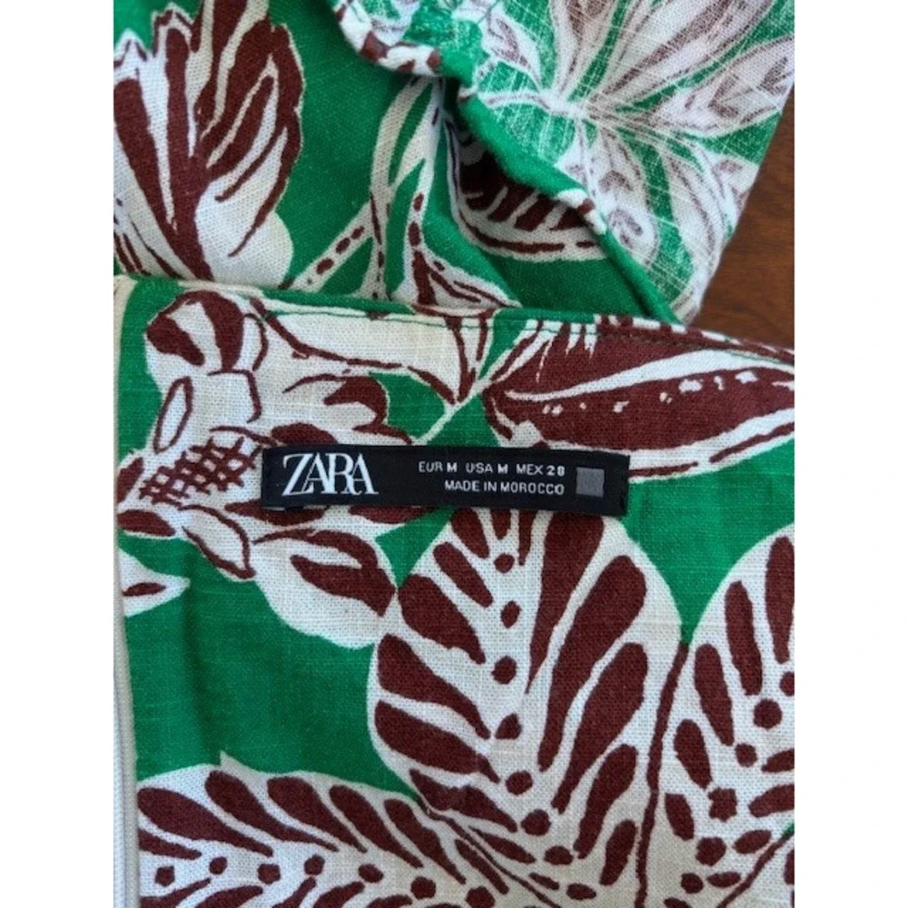 Zara green designed summer