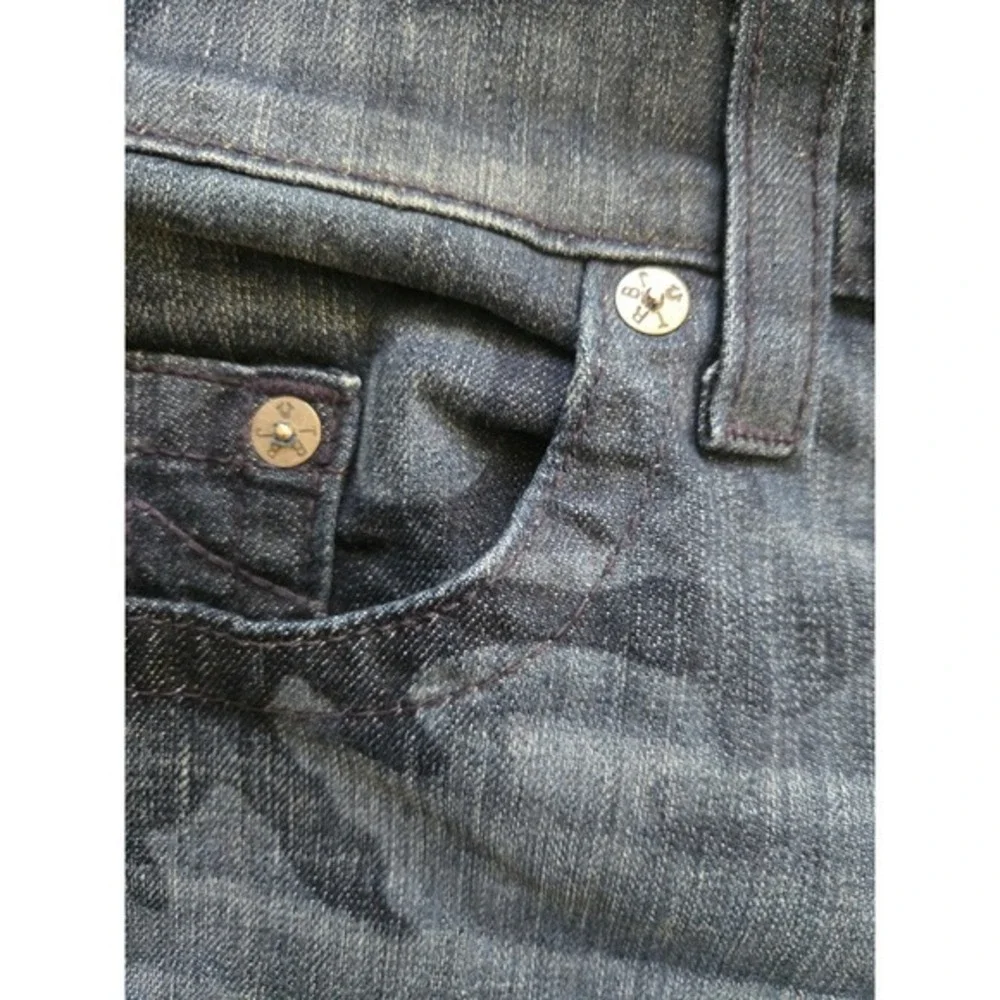 True Religion Camo Straight Leg Jeans‎ Size 40 Dark Wash Y2K
