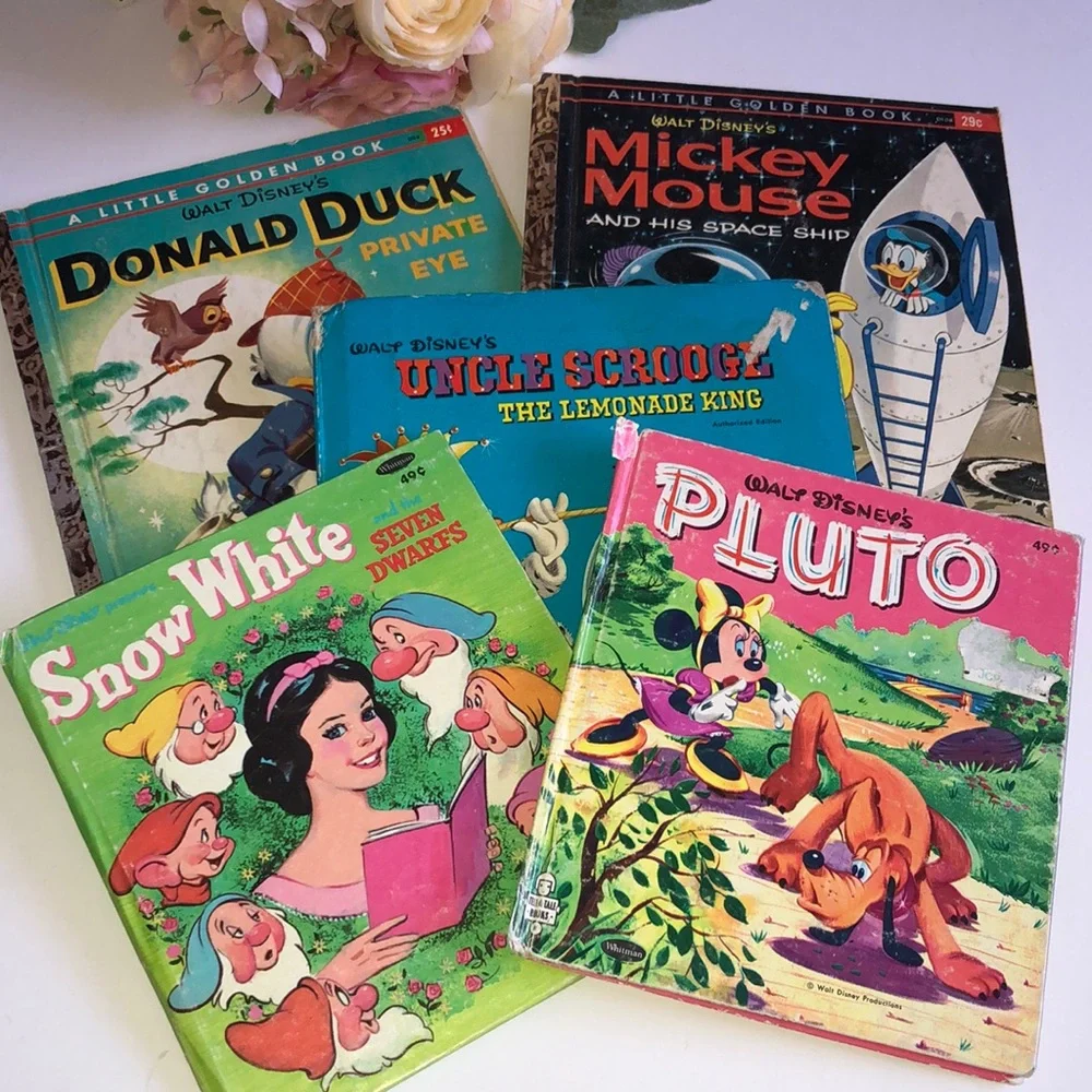 Golden books Old Little Golden Books Walt Disney Uncle Scrooge The Lemon