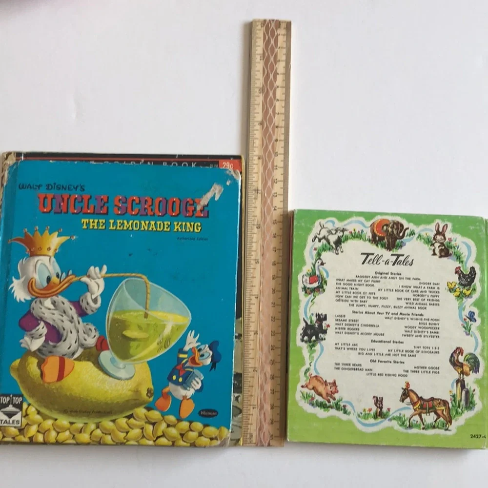 Golden books Old Little Golden Books Walt Disney Uncle Scrooge The Lemon