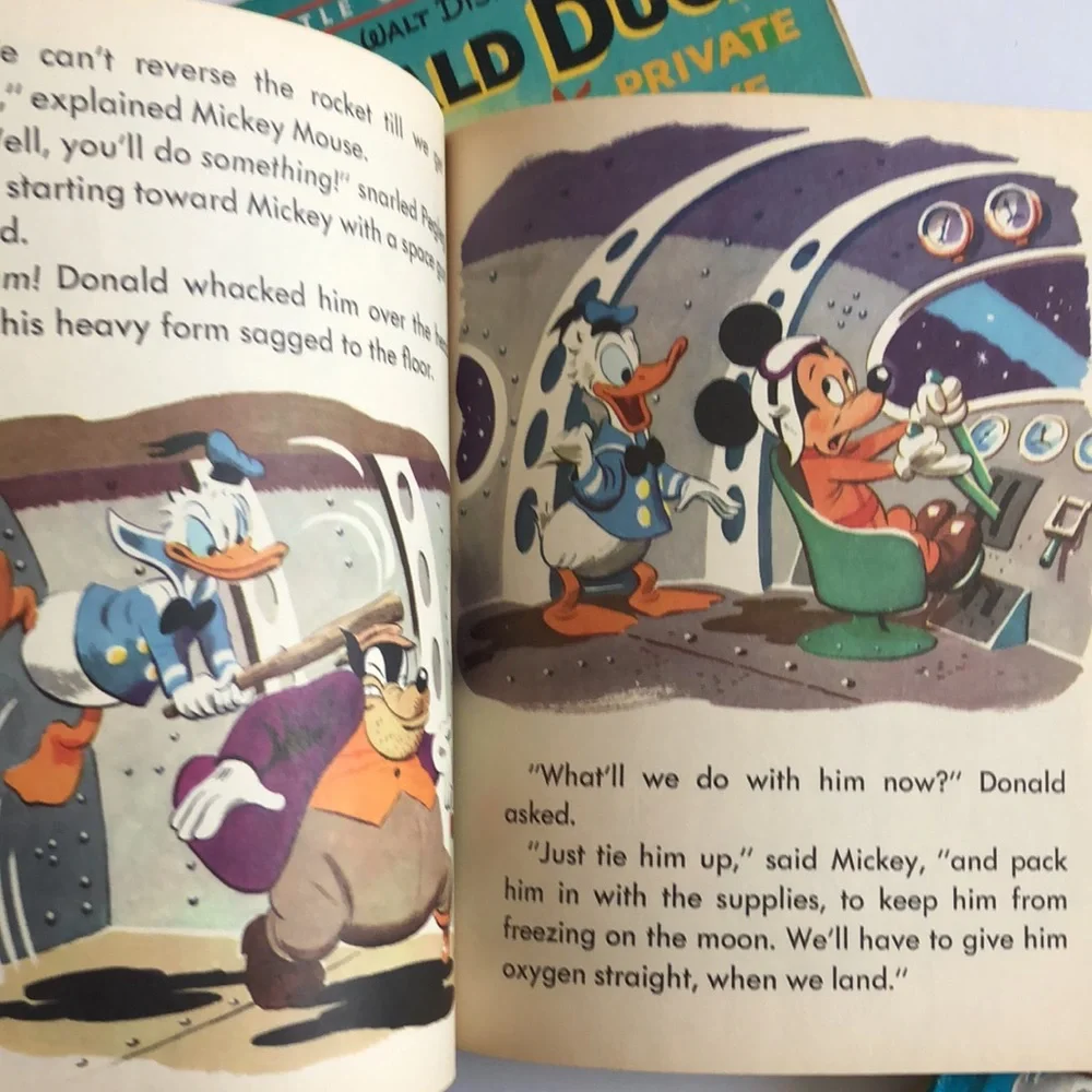 Golden books Old Little Golden Books Walt Disney Uncle Scrooge The Lemon