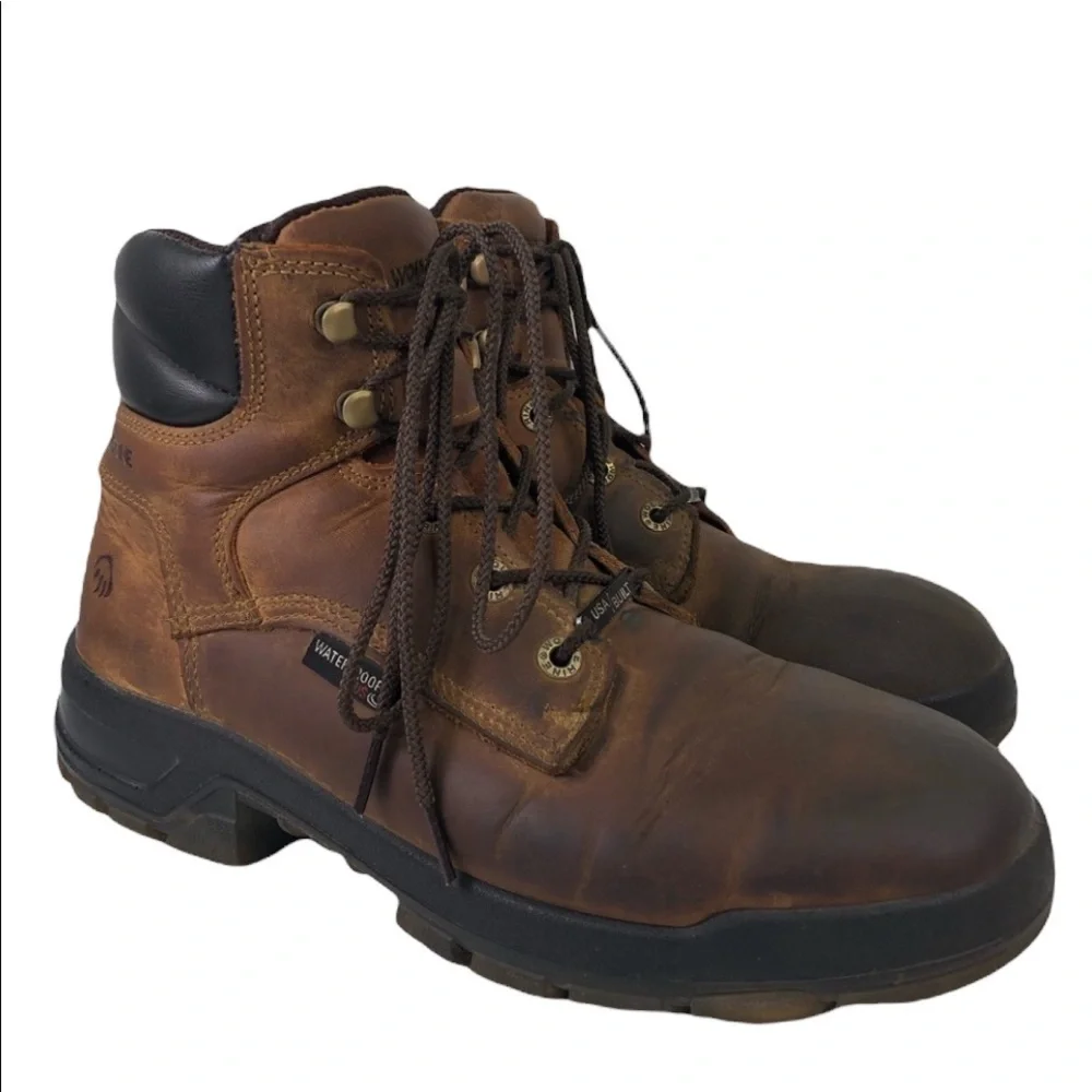 Wolverine Ramparts 6 Inch Waterproof Mens Work Boot W190019 USA Made Size 9M