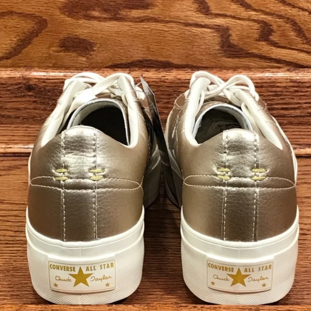 Converse‎ One Star Platform Ox Gold Egret Shoes