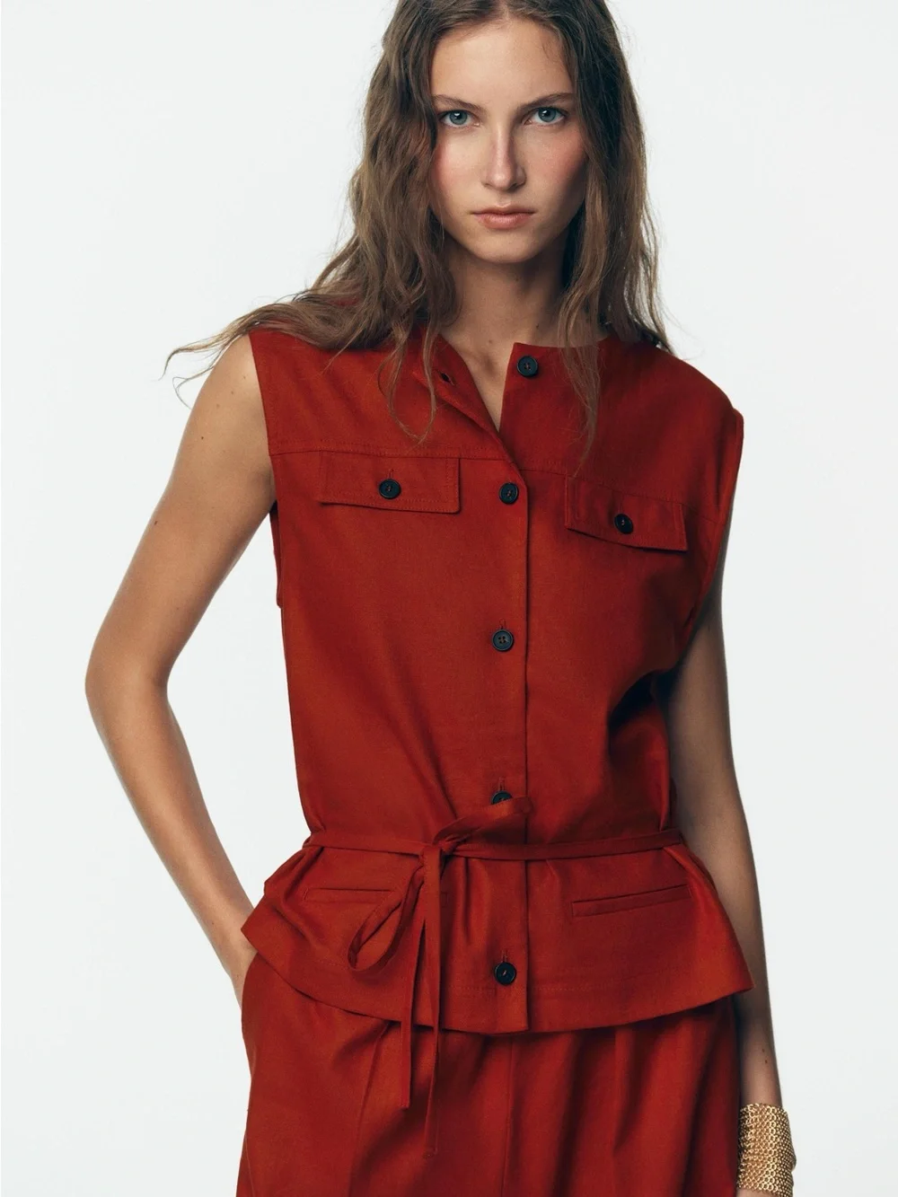 Zara sleeveless jumpsuit