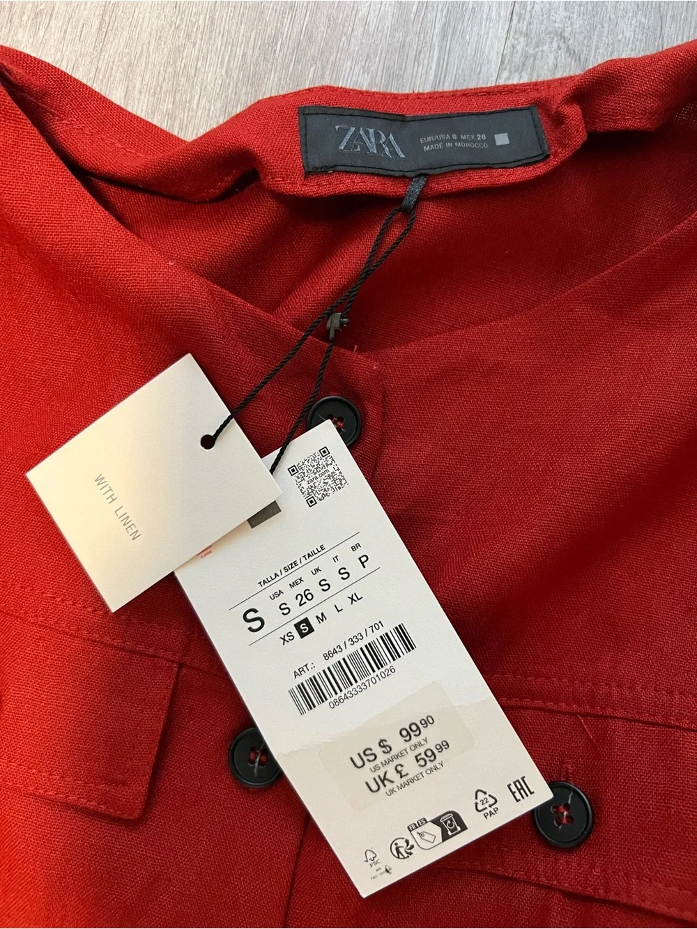 Zara sleeveless jumpsuit
