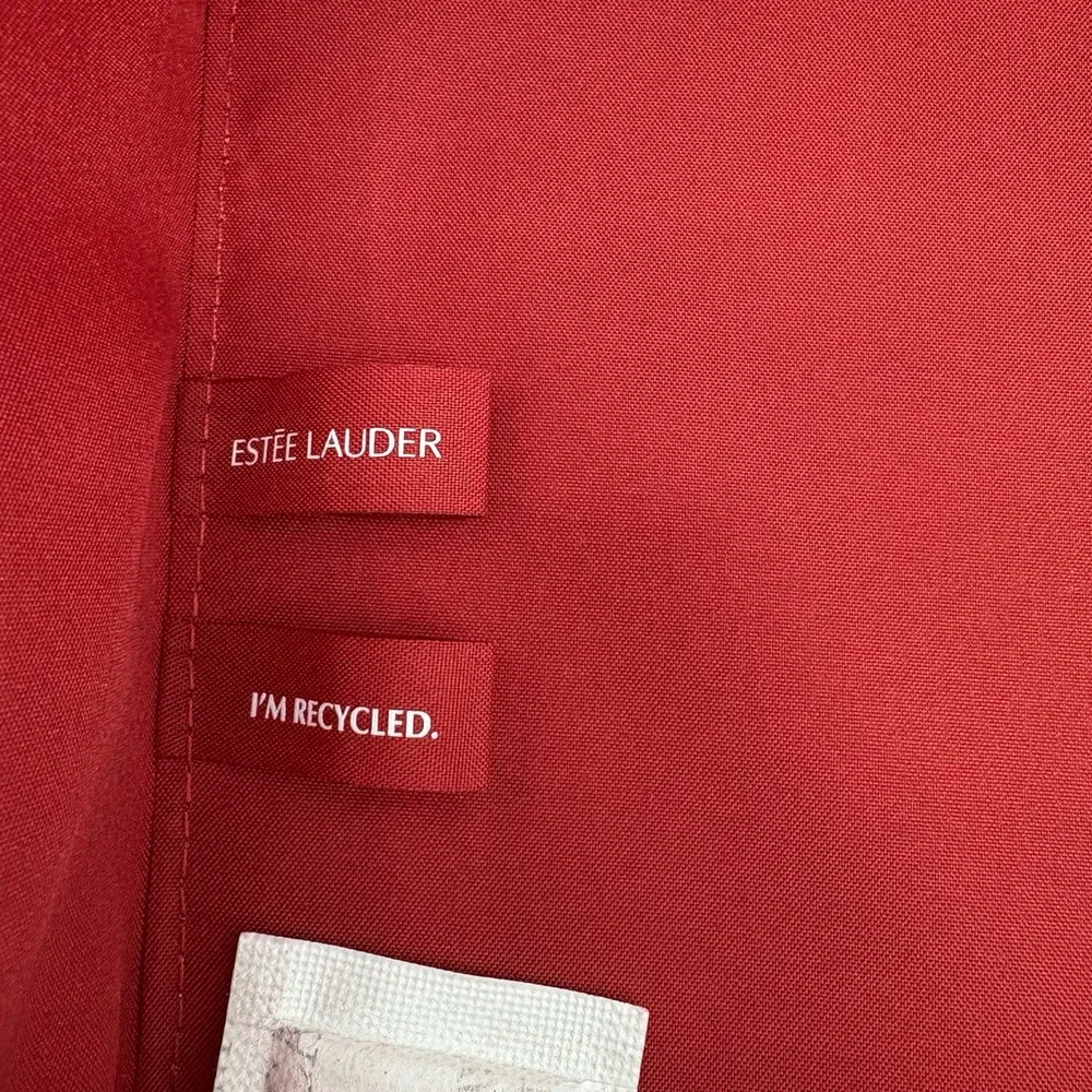 2024 Estee Lauder Red Velvet Limited Ed Holiday Beauty Box CASE ONLY‎ Bow Handle