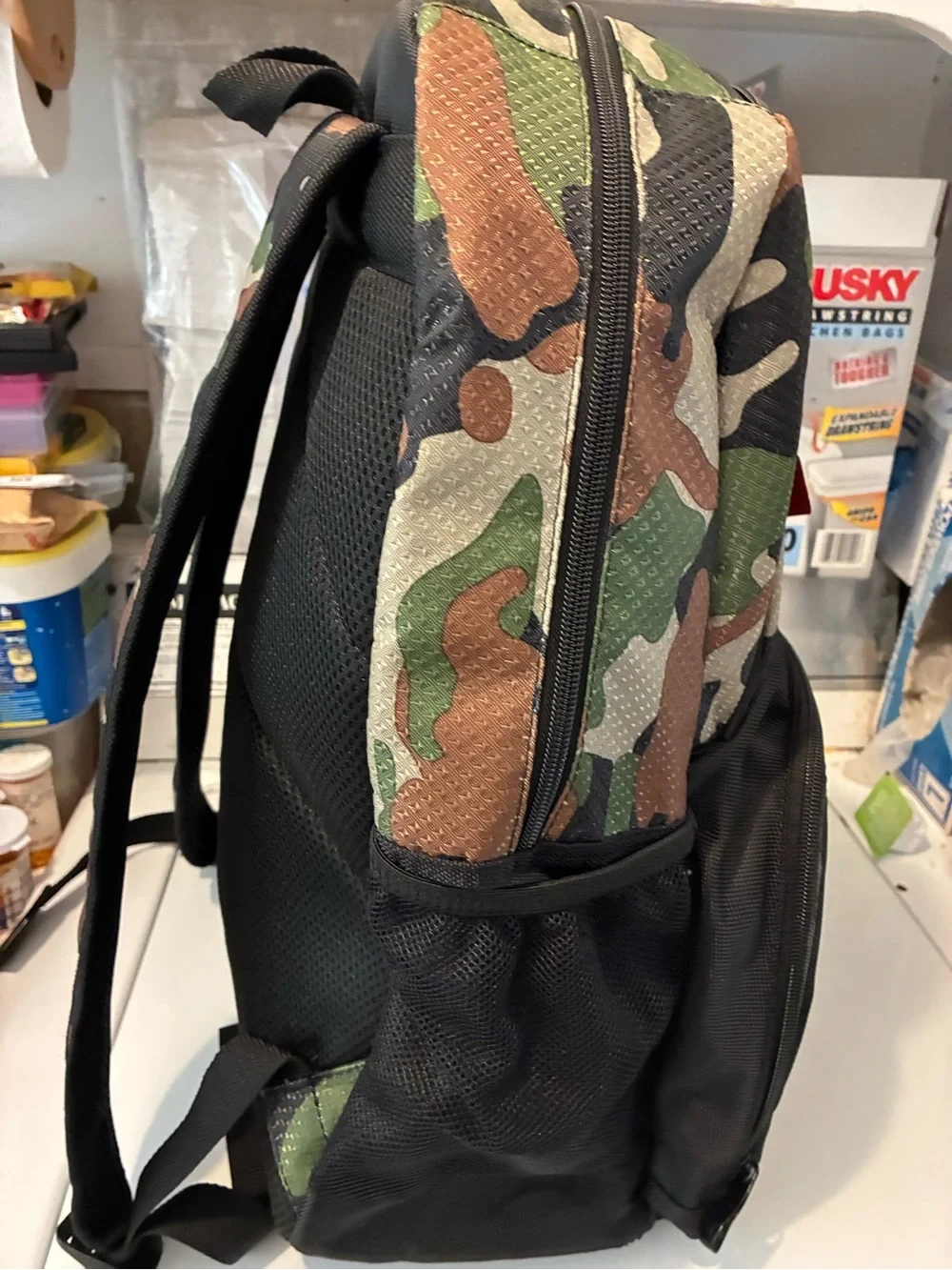 Puma Camo Backpack in Green, Brown, Black