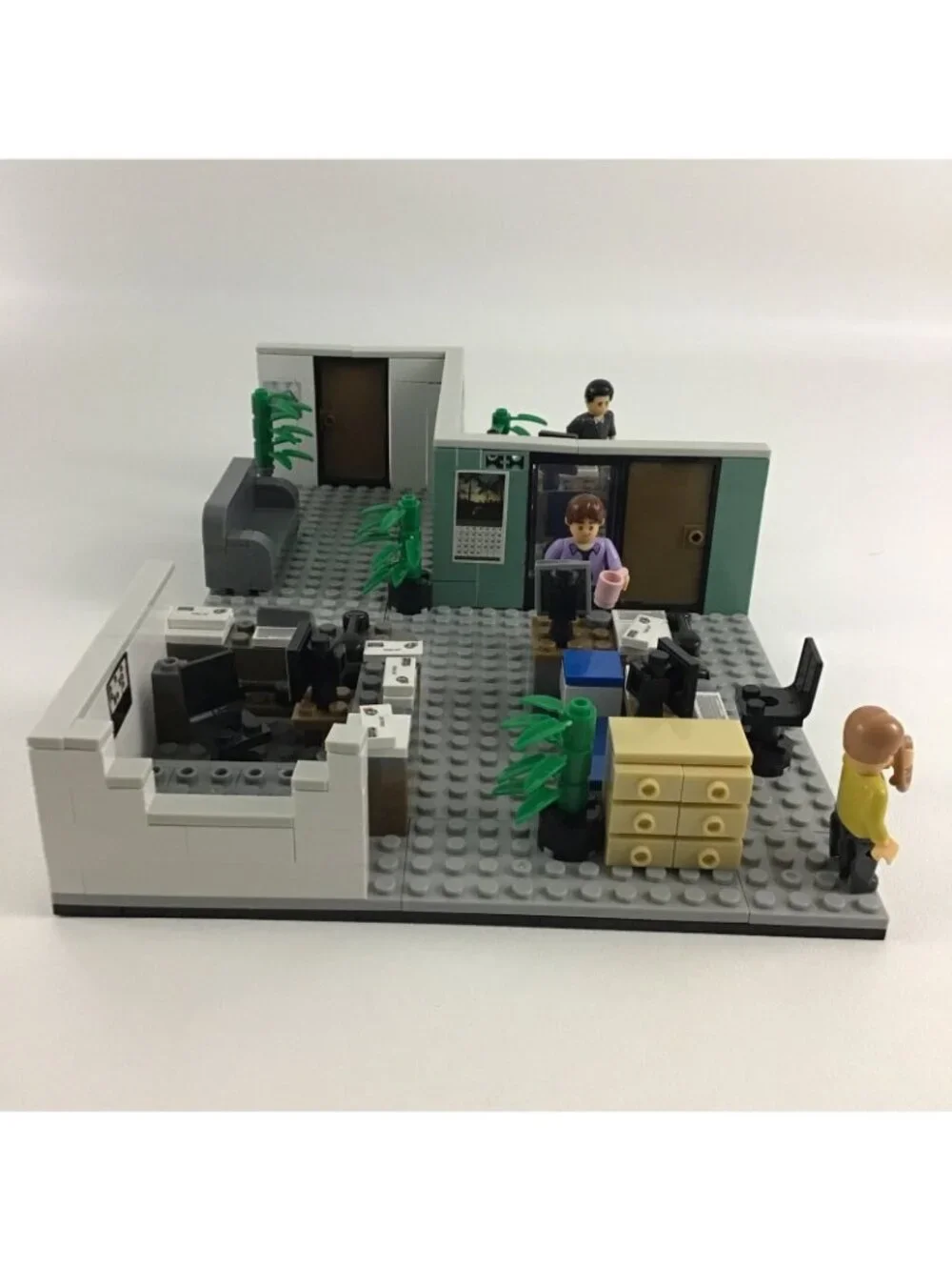 NBC The Office Dunder Mifflin Scranton Branch Construction Set Minifigures 99%