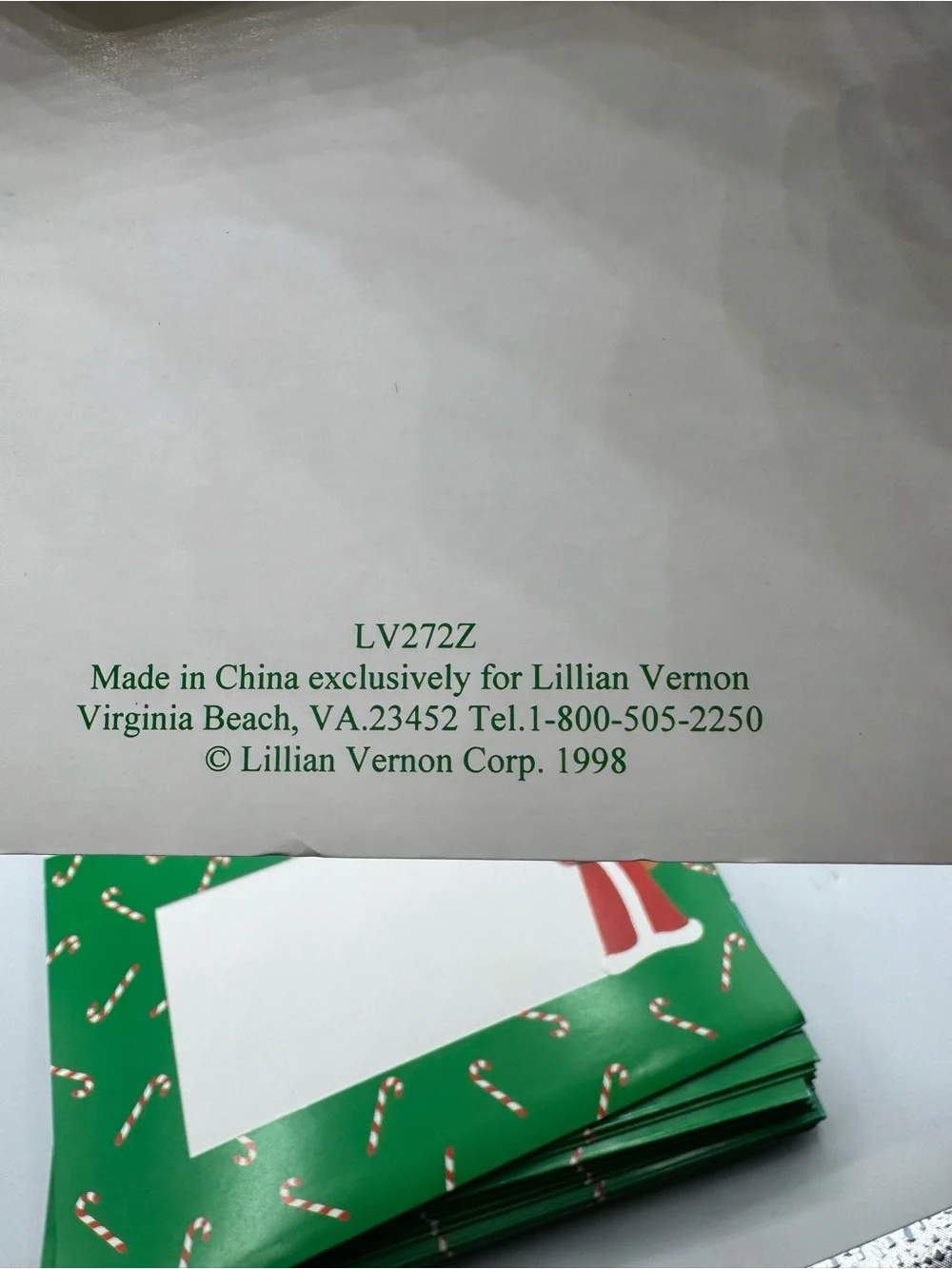 Lillian Vernon lillian cards weight