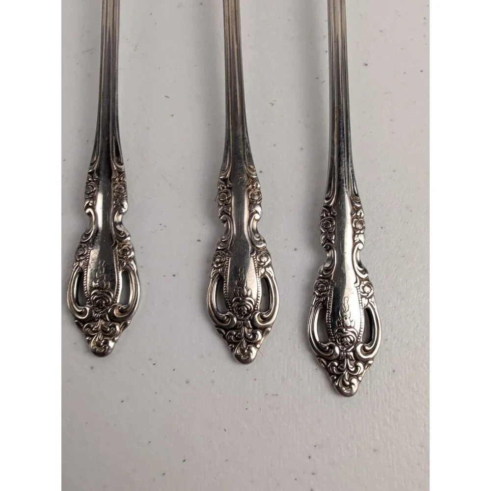 Oneida Community Stainless Steel Brahms Ice Tea Spoon 7.5