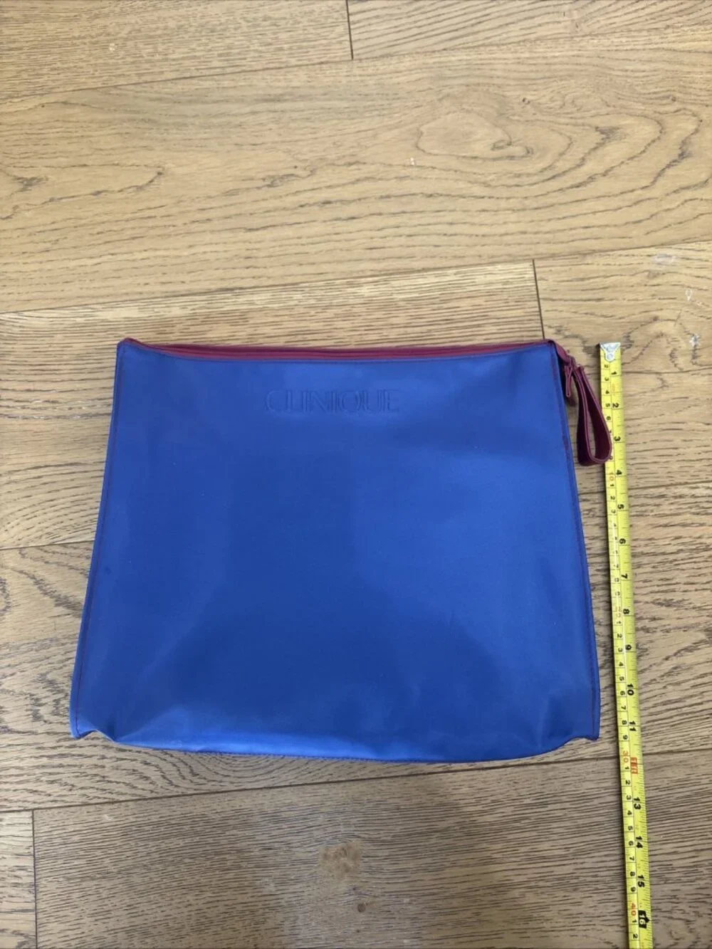 RARE Clinique XL Zipper Cosmetics Bag