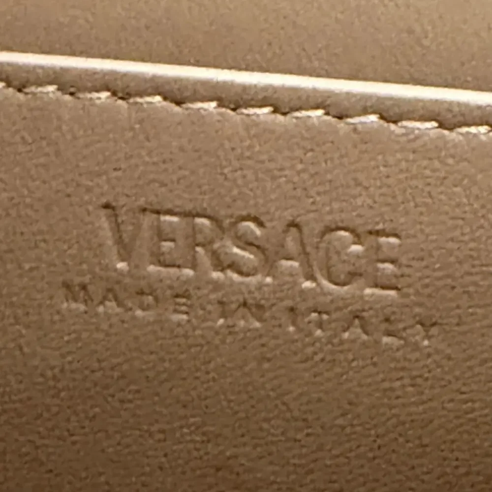 Versace Designer Greca Goddess Small Leather Hobo Bag Blush Nude with Box + COA