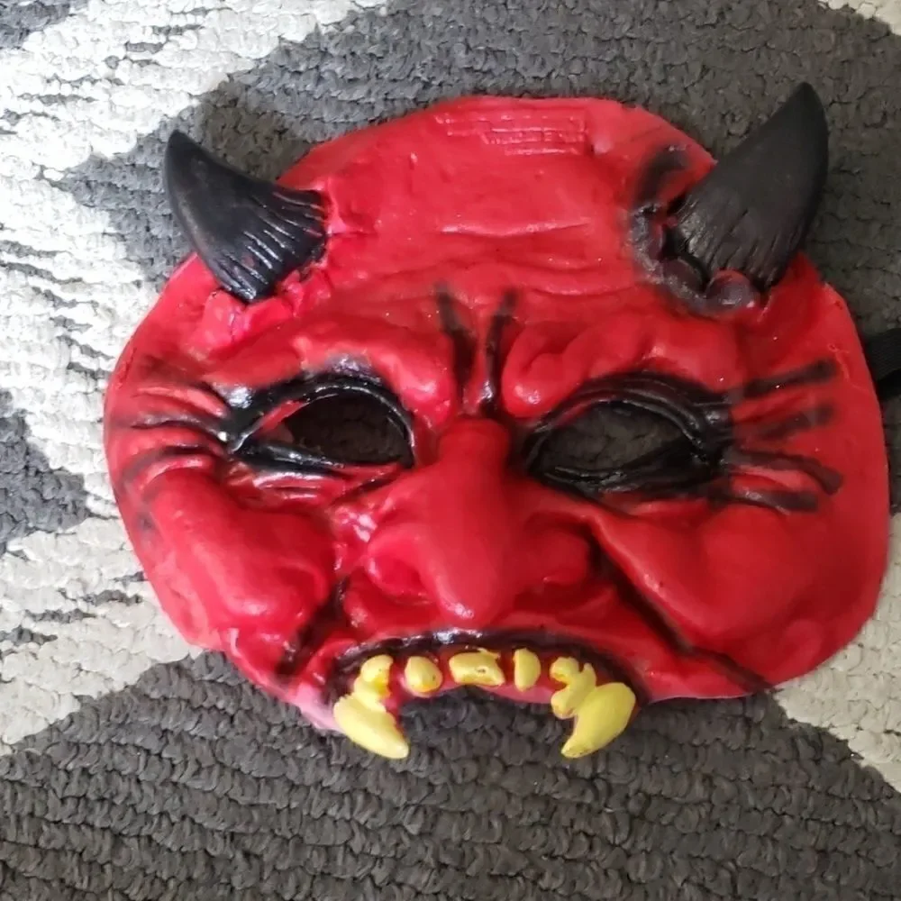 Boy Devil Cape and mask Costume