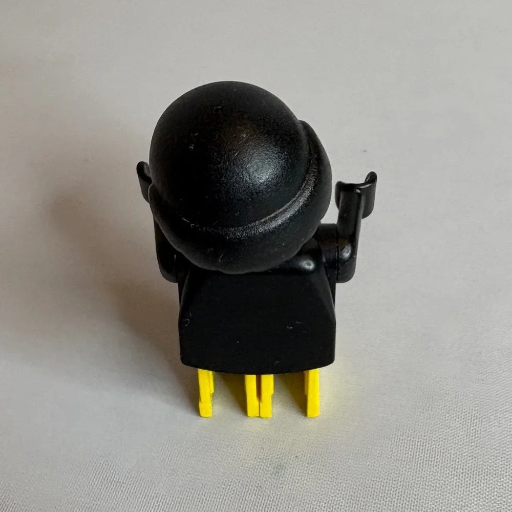 Vintage LEGO Charlie Crow Bird Minifigure Fabuland‎ Black Yellow Beak Kid Toy