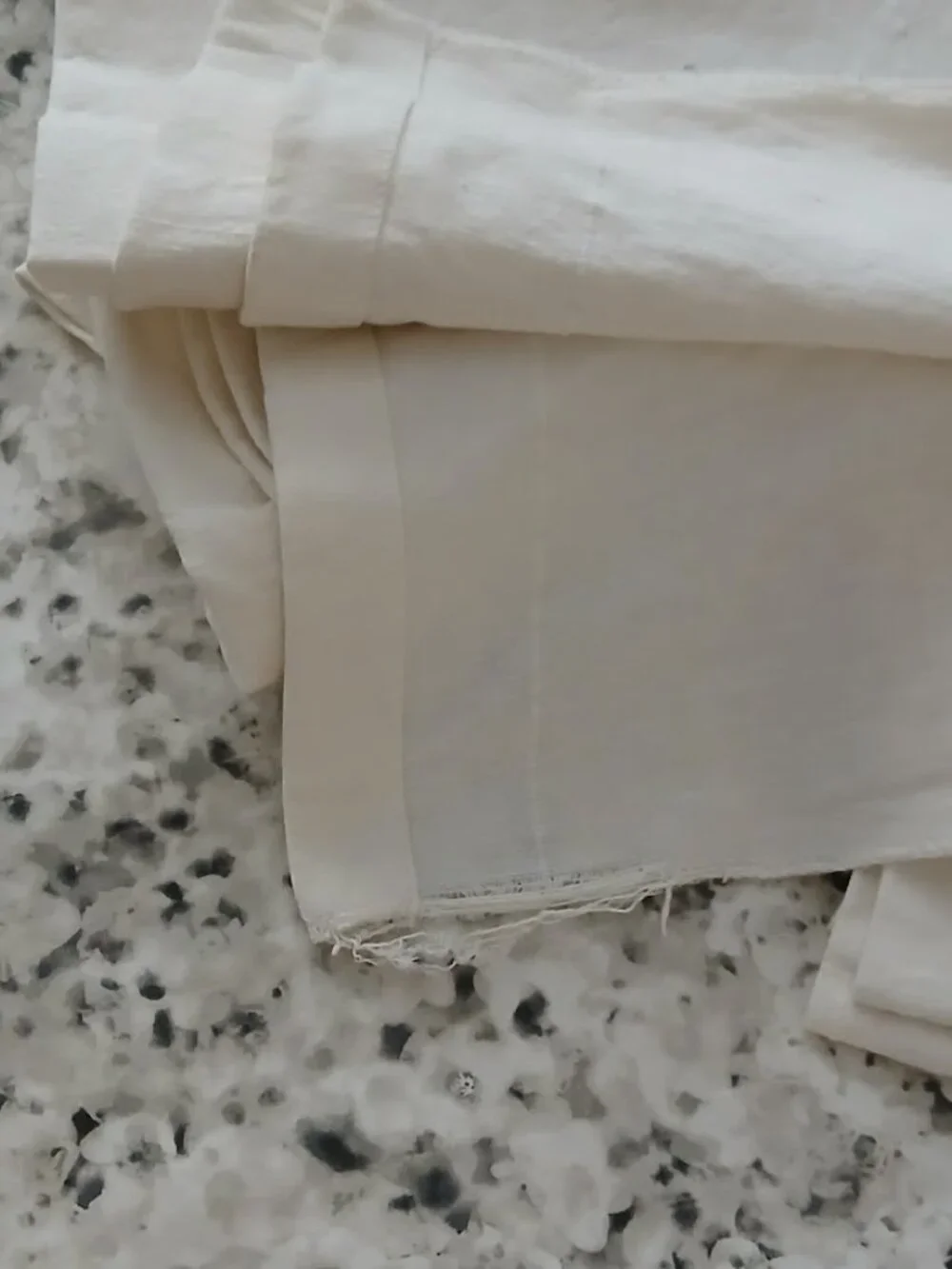 Cream Extra Long Window Curtains (2) Panels