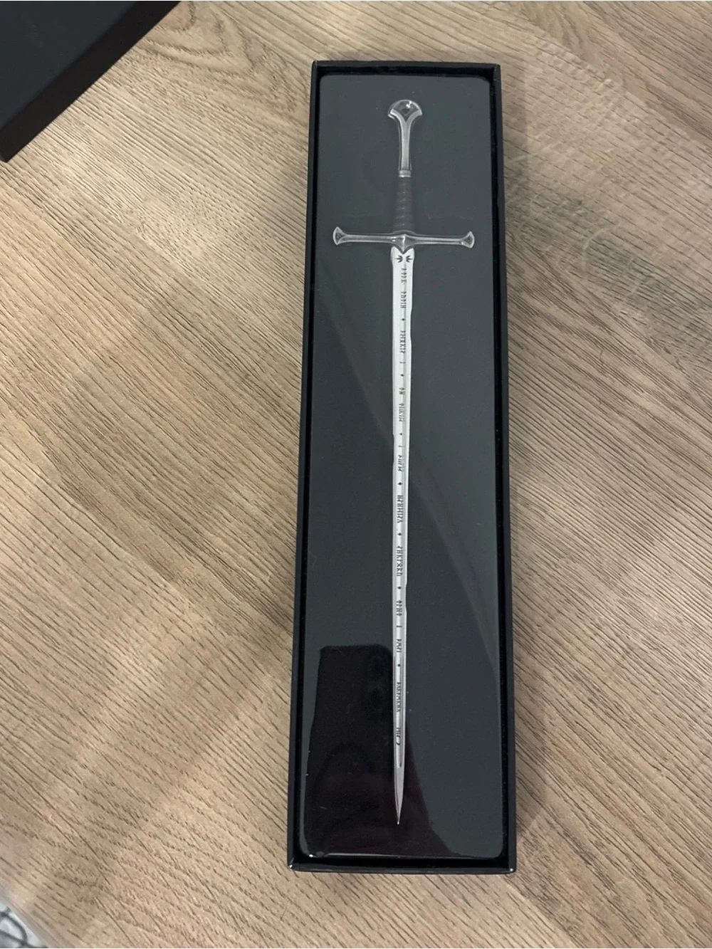 The Lord of the Rings Miniature Sword Letter Opener - Silver NOBLE COLLECTION