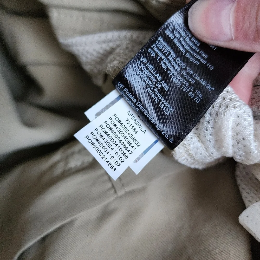 THE NORTH FACE Zip off Athletic active hiking‎ pants in tan size XL