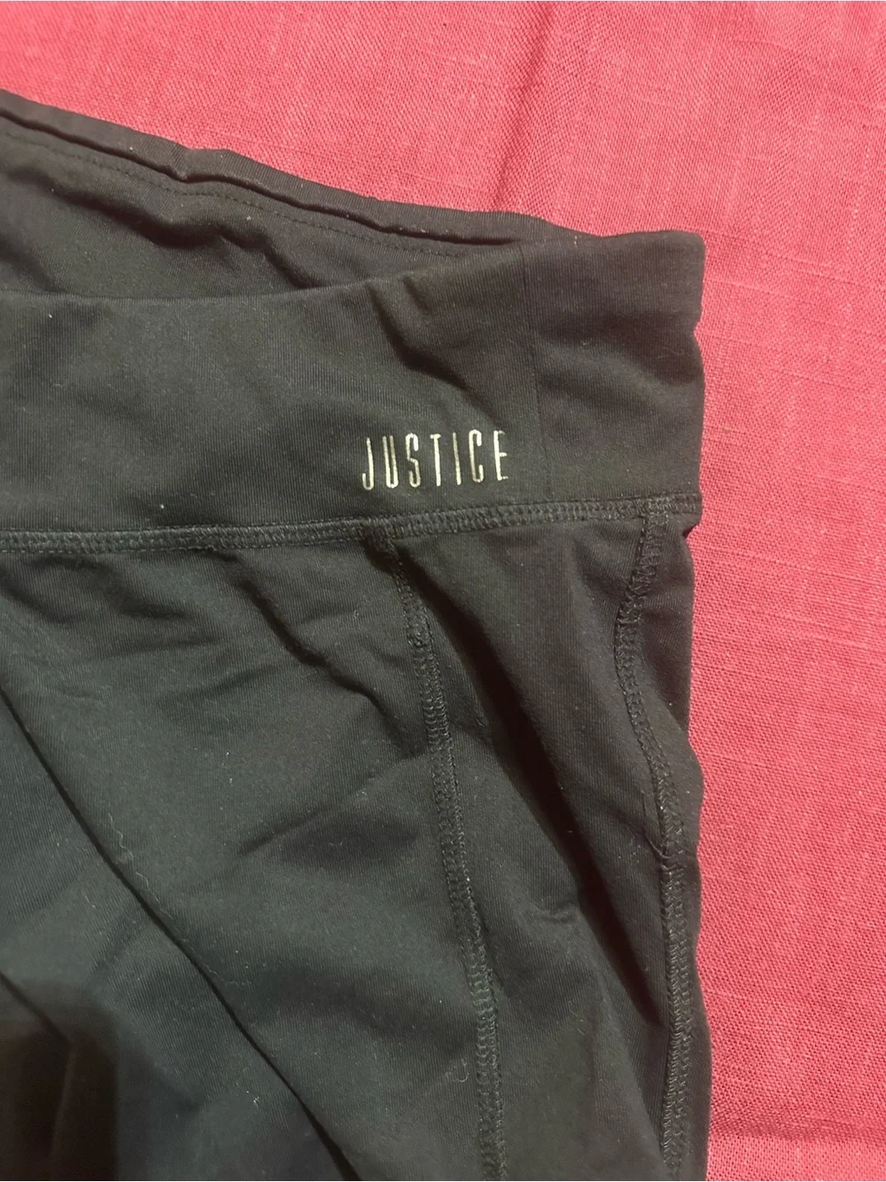 Justice shorts fabric