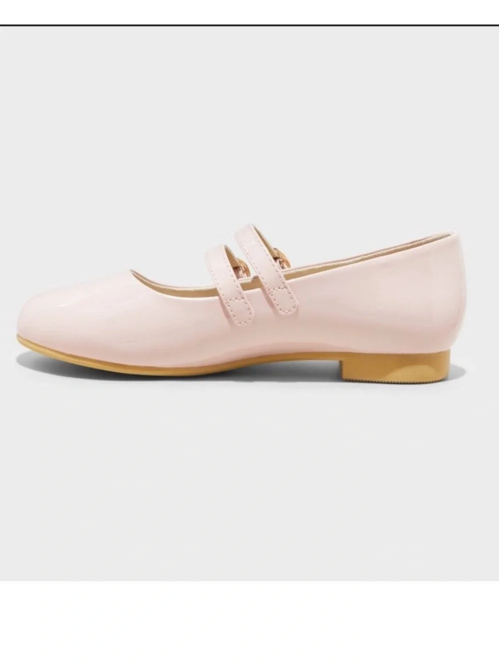 Cat & Jack Amelia Light Pink Double-Strap Mary Jane Shoes