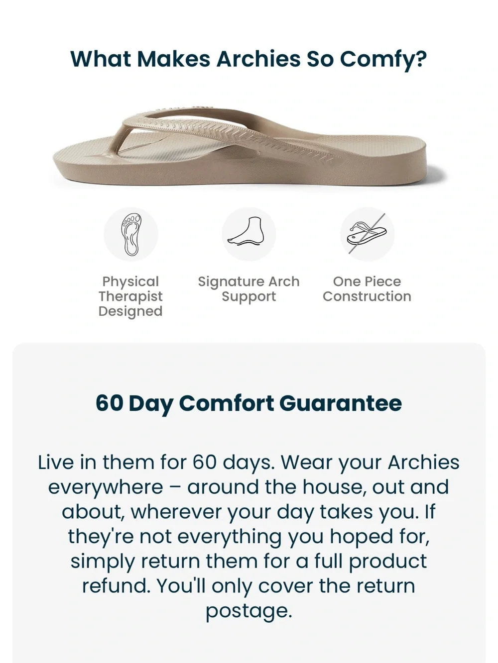 Archies flip flops