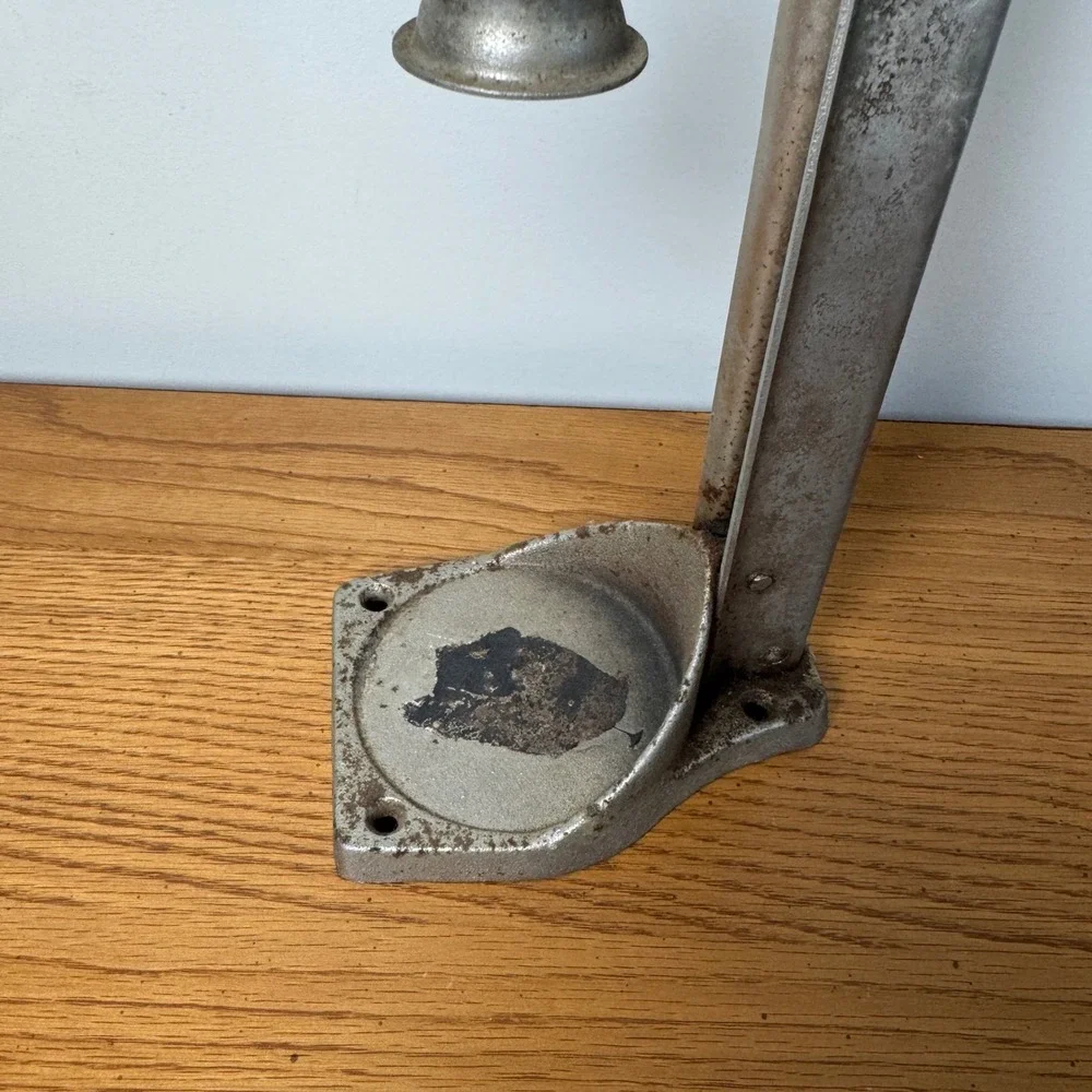 Vintage Industrial Cast Iron Bottle Capper Made in‎ USA Red Handle