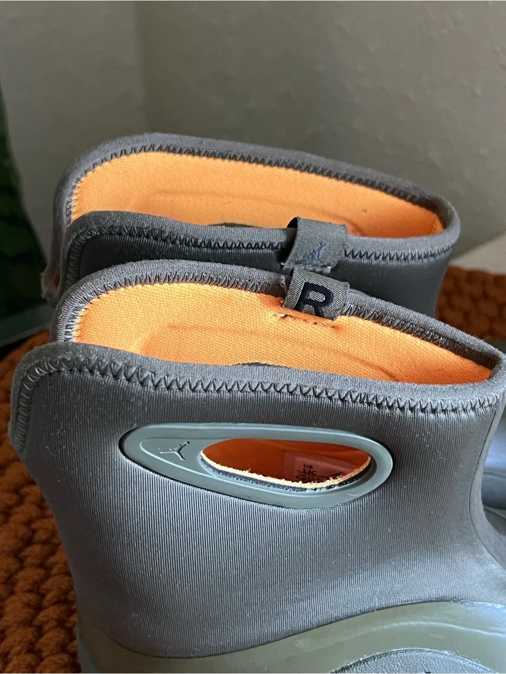 Jordan Lil Drip boots Medium Olive / Laser Orange / Black. Little kids 13 Pre-L