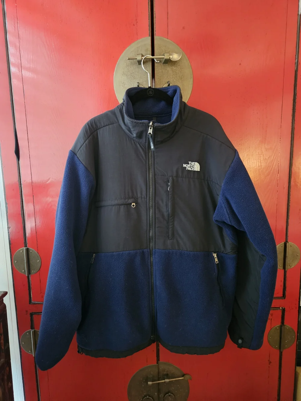 The North Face Men’s Navy Blue Polartec Fleece Jacket
