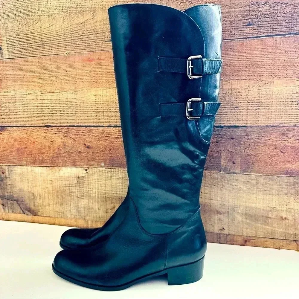 Sesto Meucci Italian Leather Knee High Boots