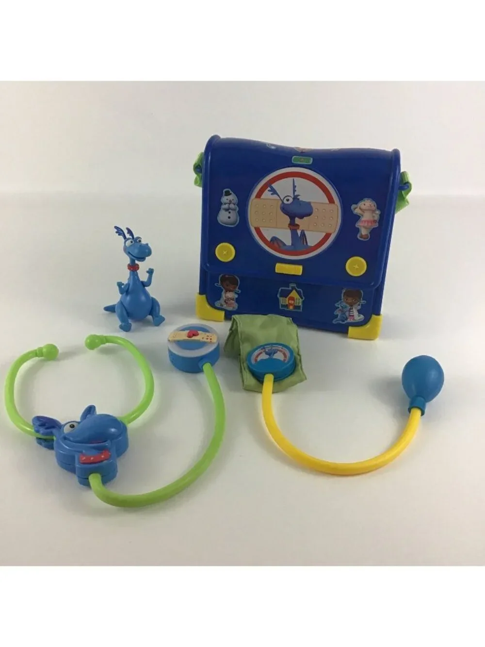 Disney Jr Doc McStuffins Stuffy Check Up Set Doctor Kit Talking Stethoscope Toy