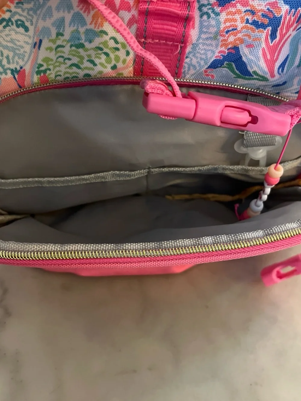 Pottery Barn Kids bright pink