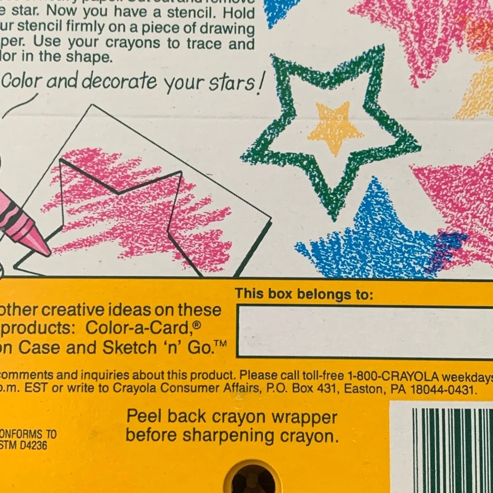 VTG Sealed Crayola 1990 Collectors Limited Edition Tin 72 Crayons incl. Retired