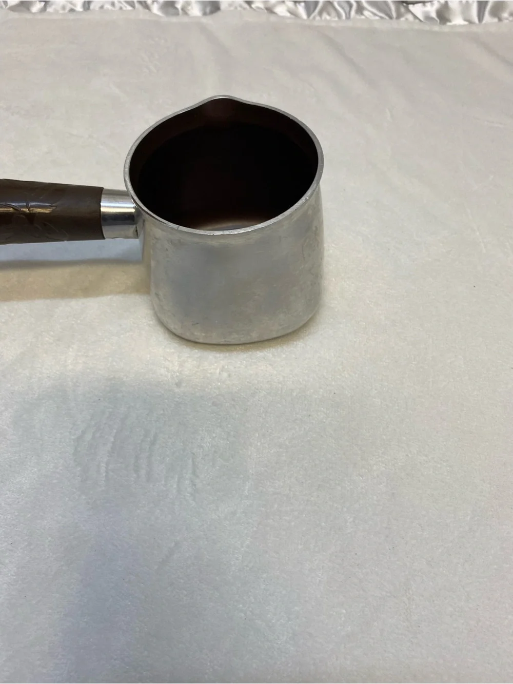 Joie vintage metal butter/ chocolate warmer pot with handle