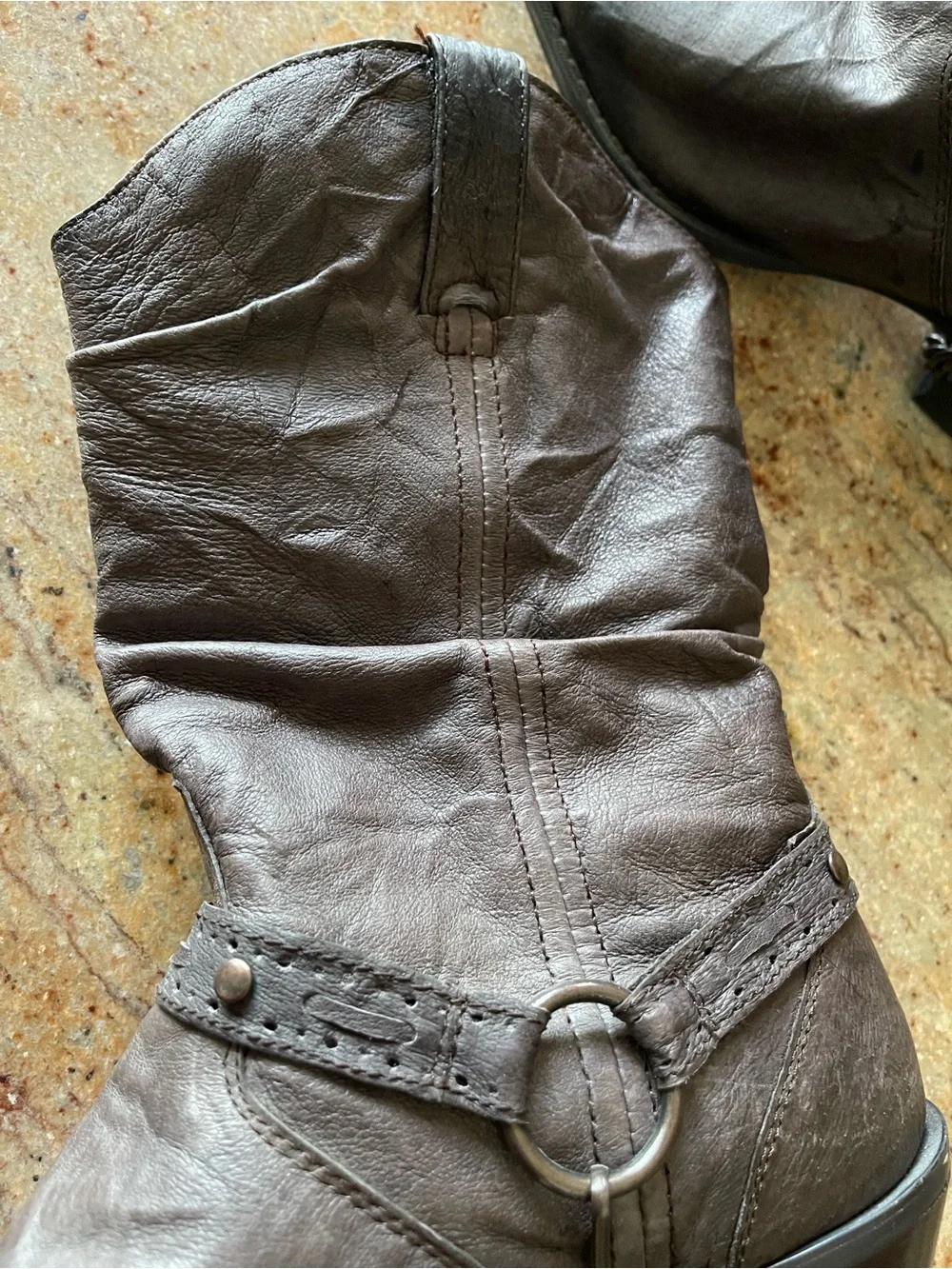 Durango Crush Slouch Harness Western Boots - Size 9