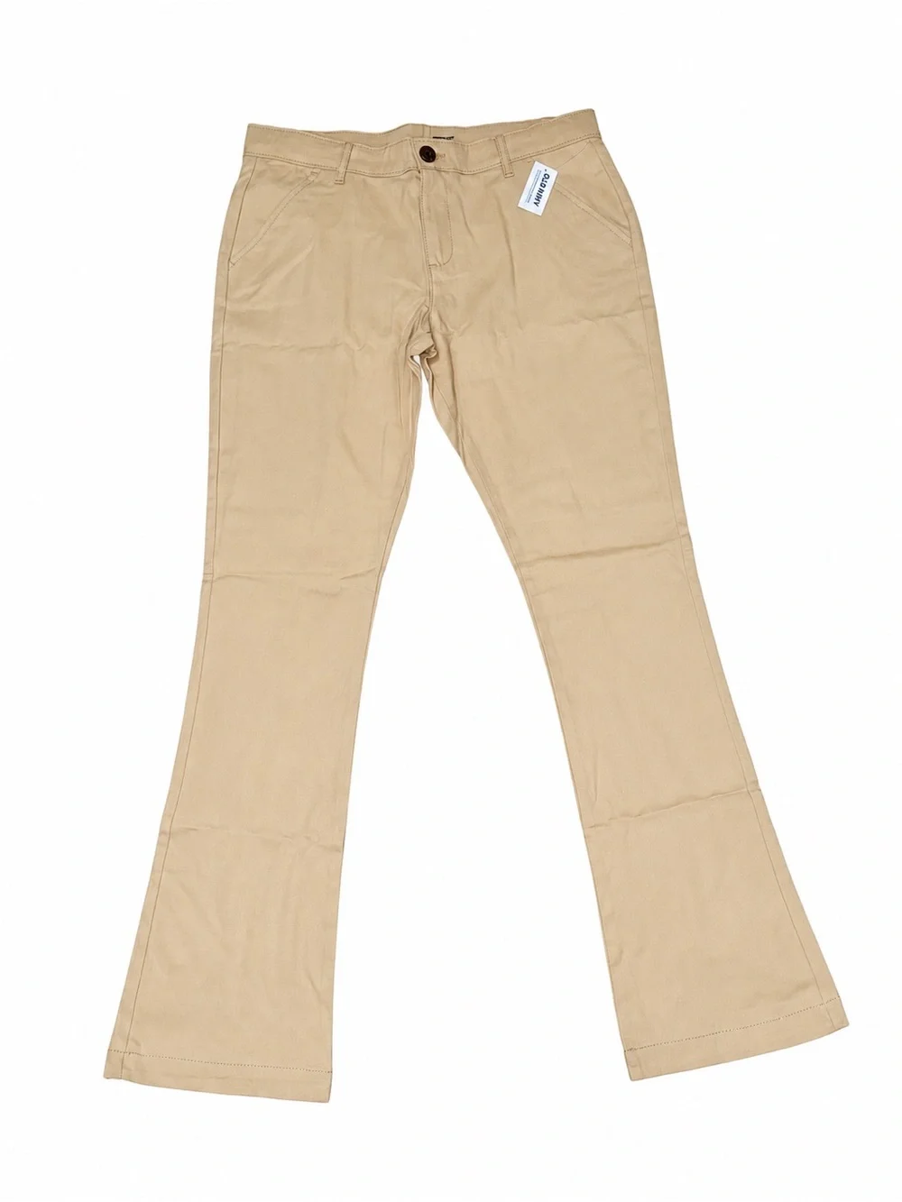 Old Navy Beige Straight-Leg Pants