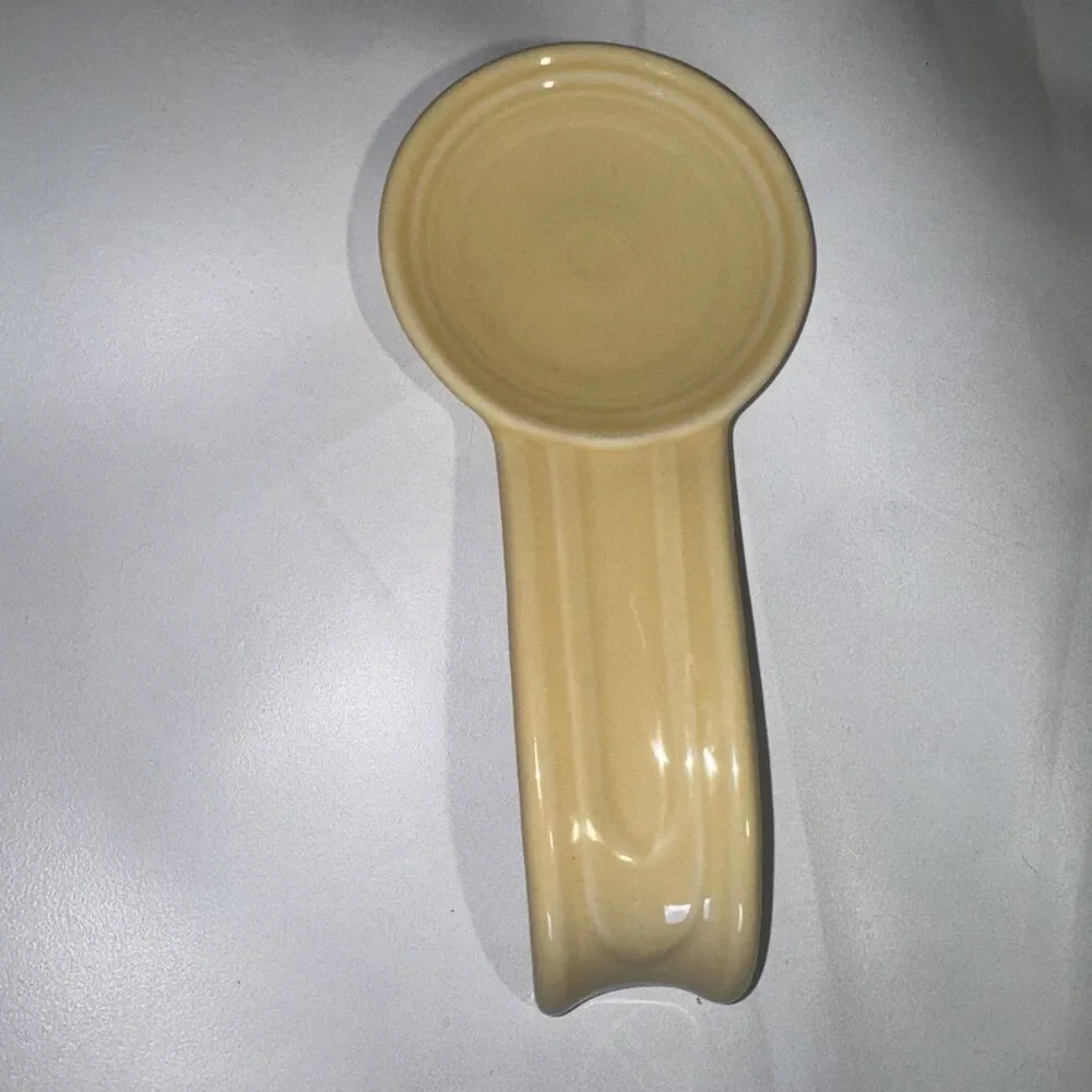 Fiestaware Spoon Rest Light Yellow 8