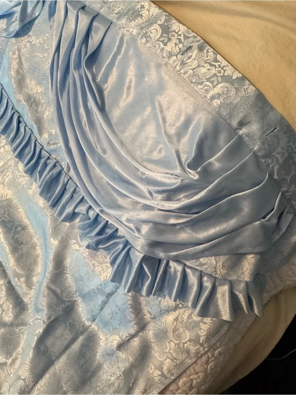 no brand soft blue