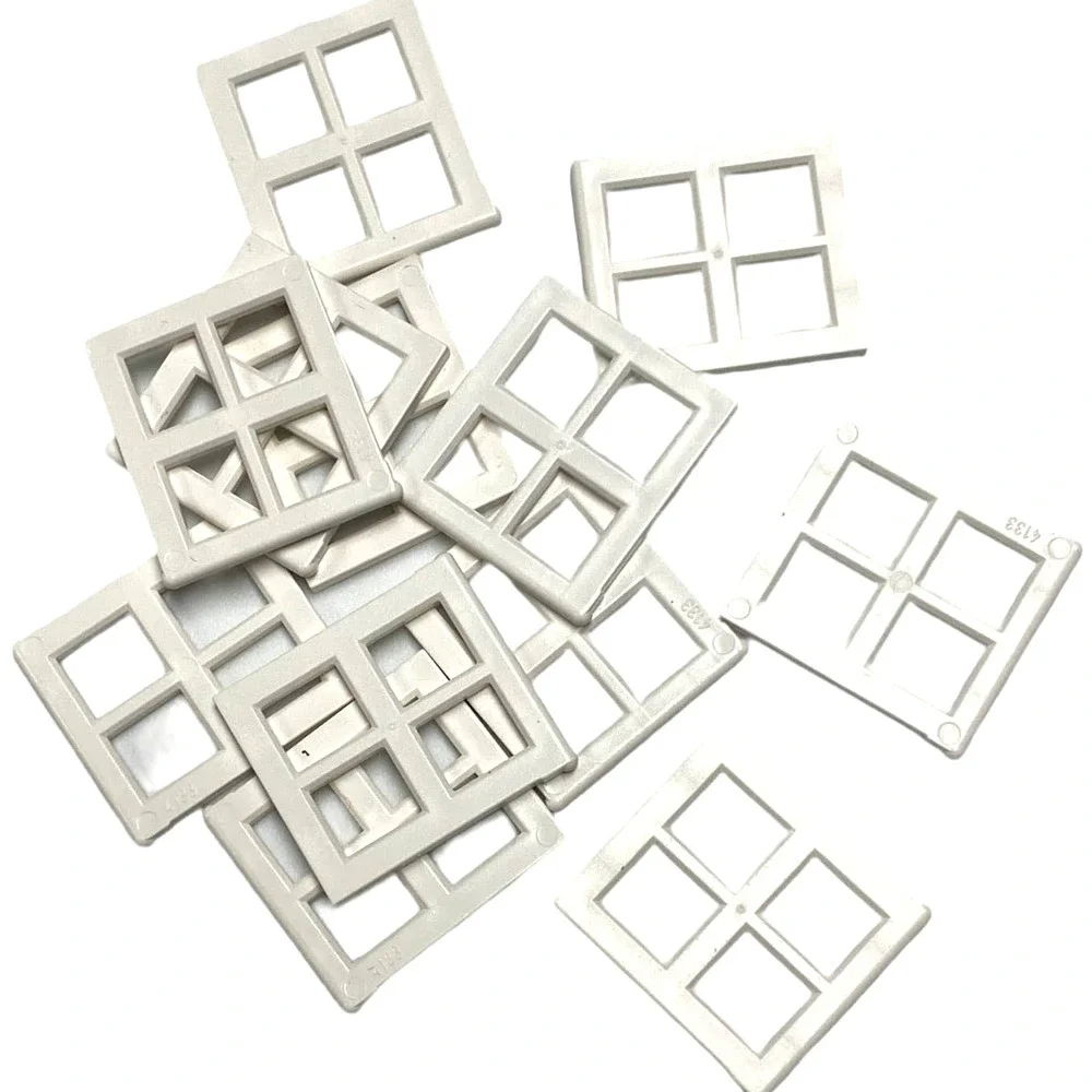 LEGO White Window 2x4x3 Frame Panel 4133 Lot of 100 Pieces Parts House City MOC