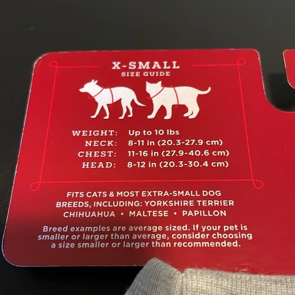 WONDERSHOP “Team Holiday Spirit” XS Grey Pet Sweatshirt