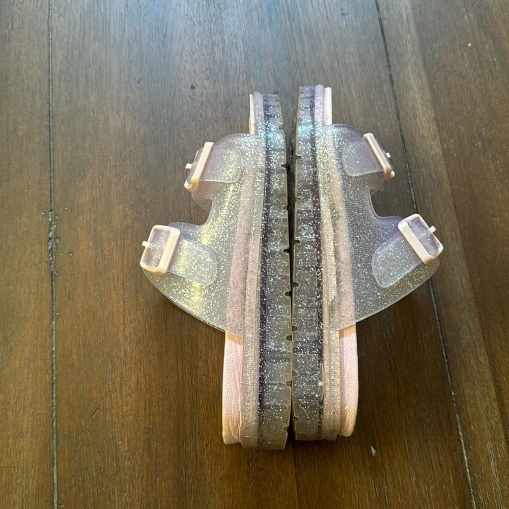 Size 2/3 Juicy Couture slippers and generic pink slides