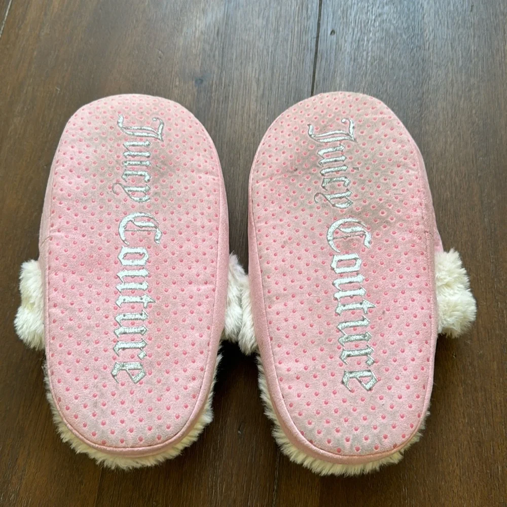 Size 2/3 Juicy Couture slippers and generic pink slides