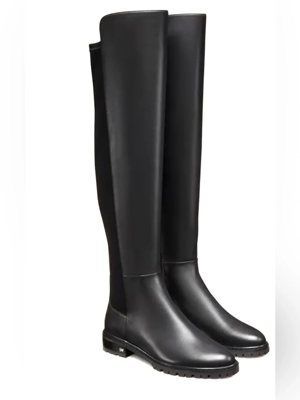 Stuart Weitzman Black Over-the-Knee Riding Boots