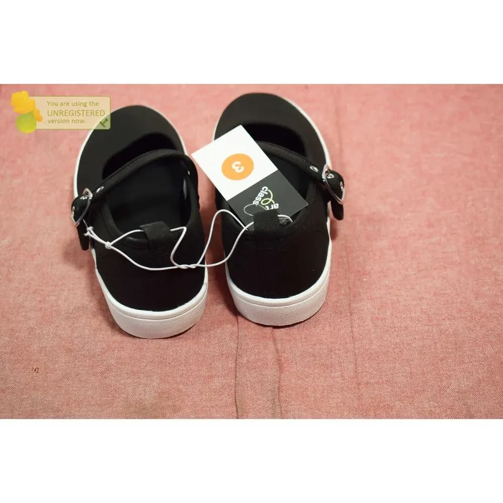 art class Girls' Calantha Slip On Mary Jane Sneakers Size 3