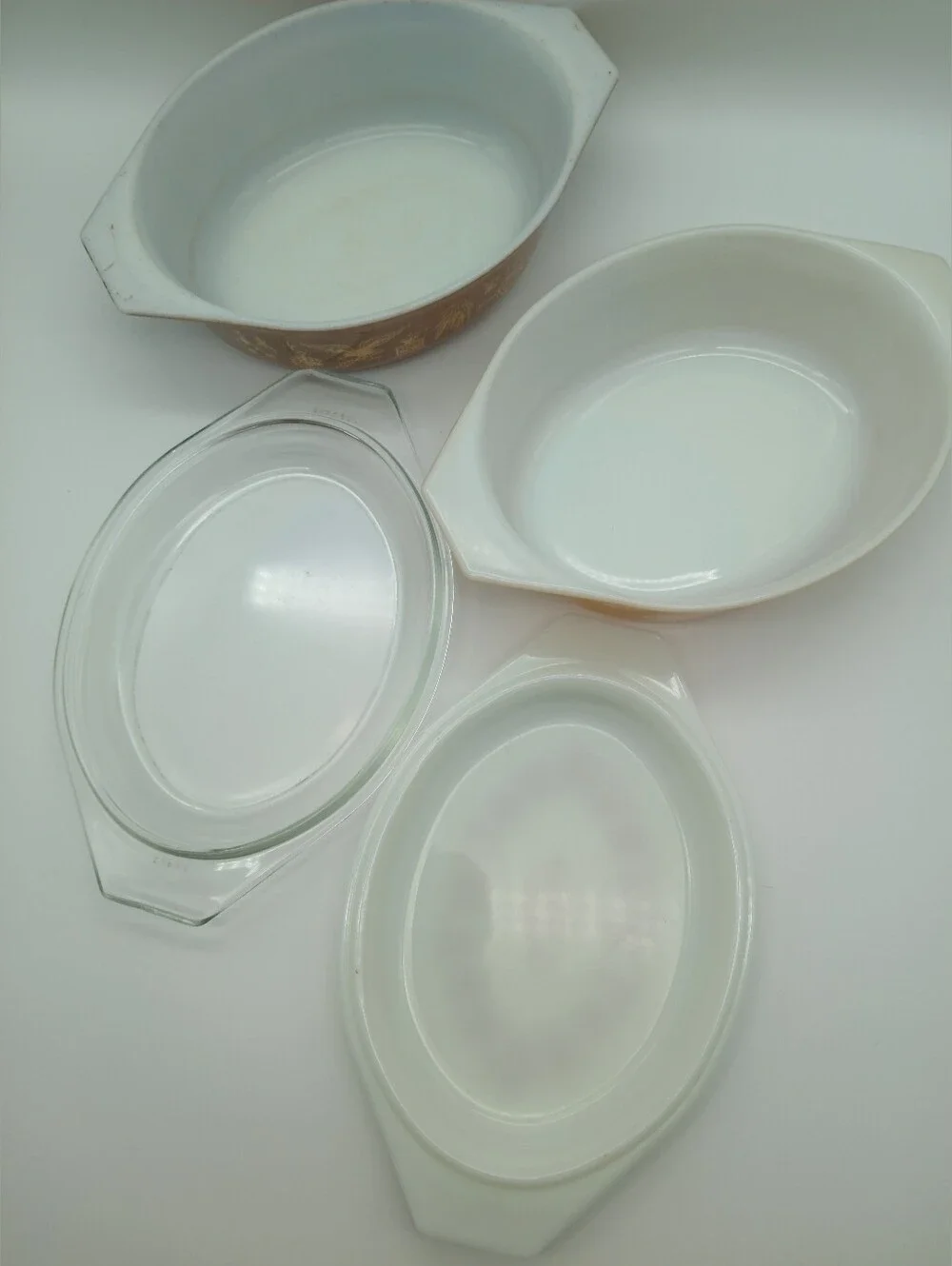 Pyrex butterfly gold