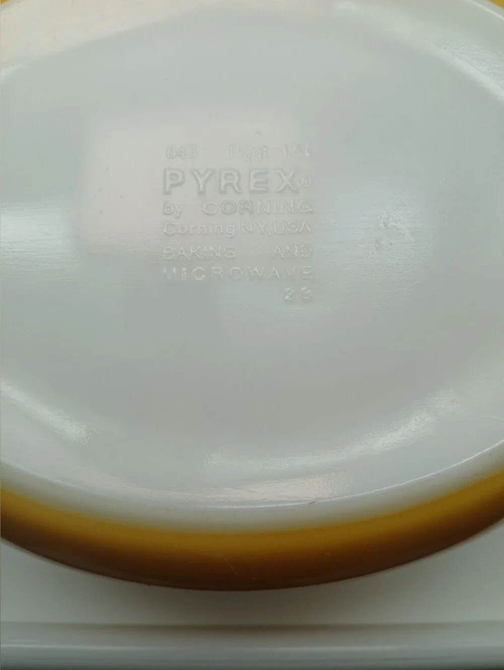 Pyrex butterfly gold