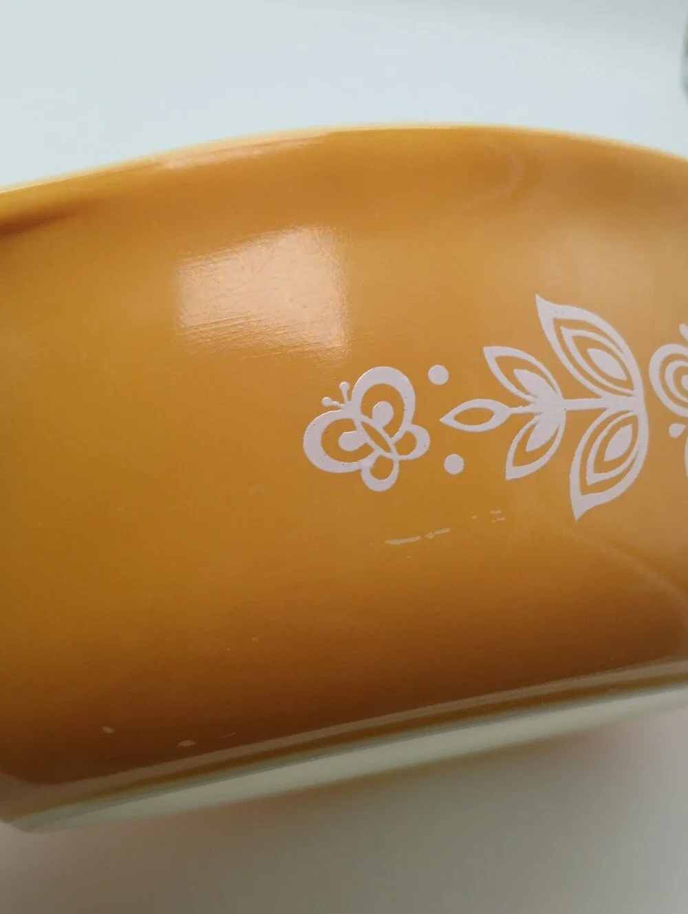 Pyrex butterfly gold