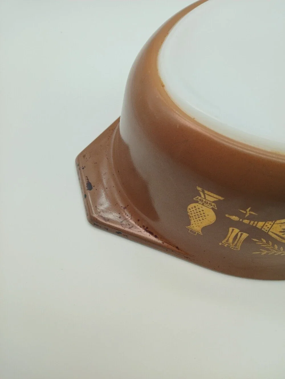 Pyrex butterfly gold