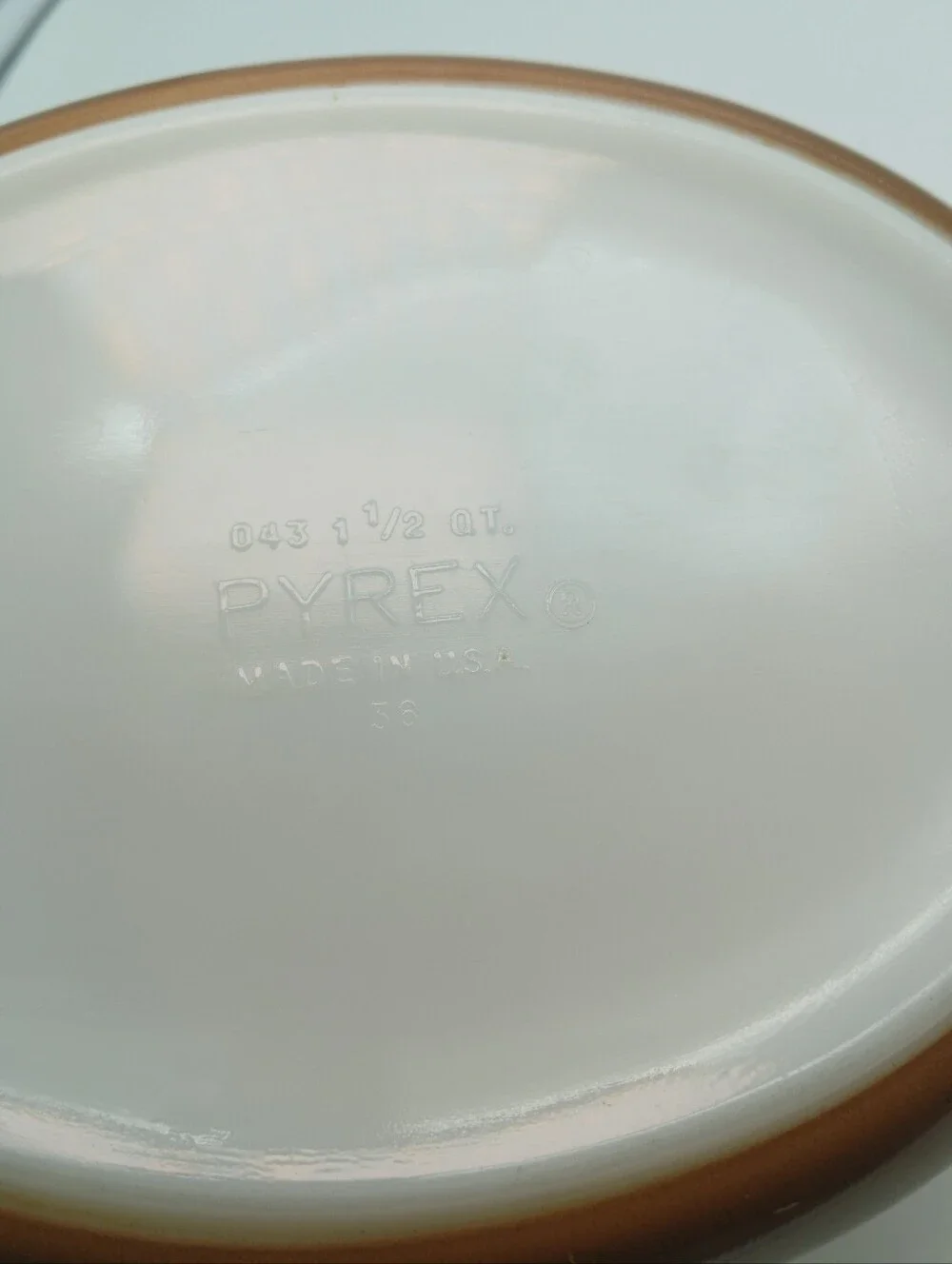 Pyrex butterfly gold