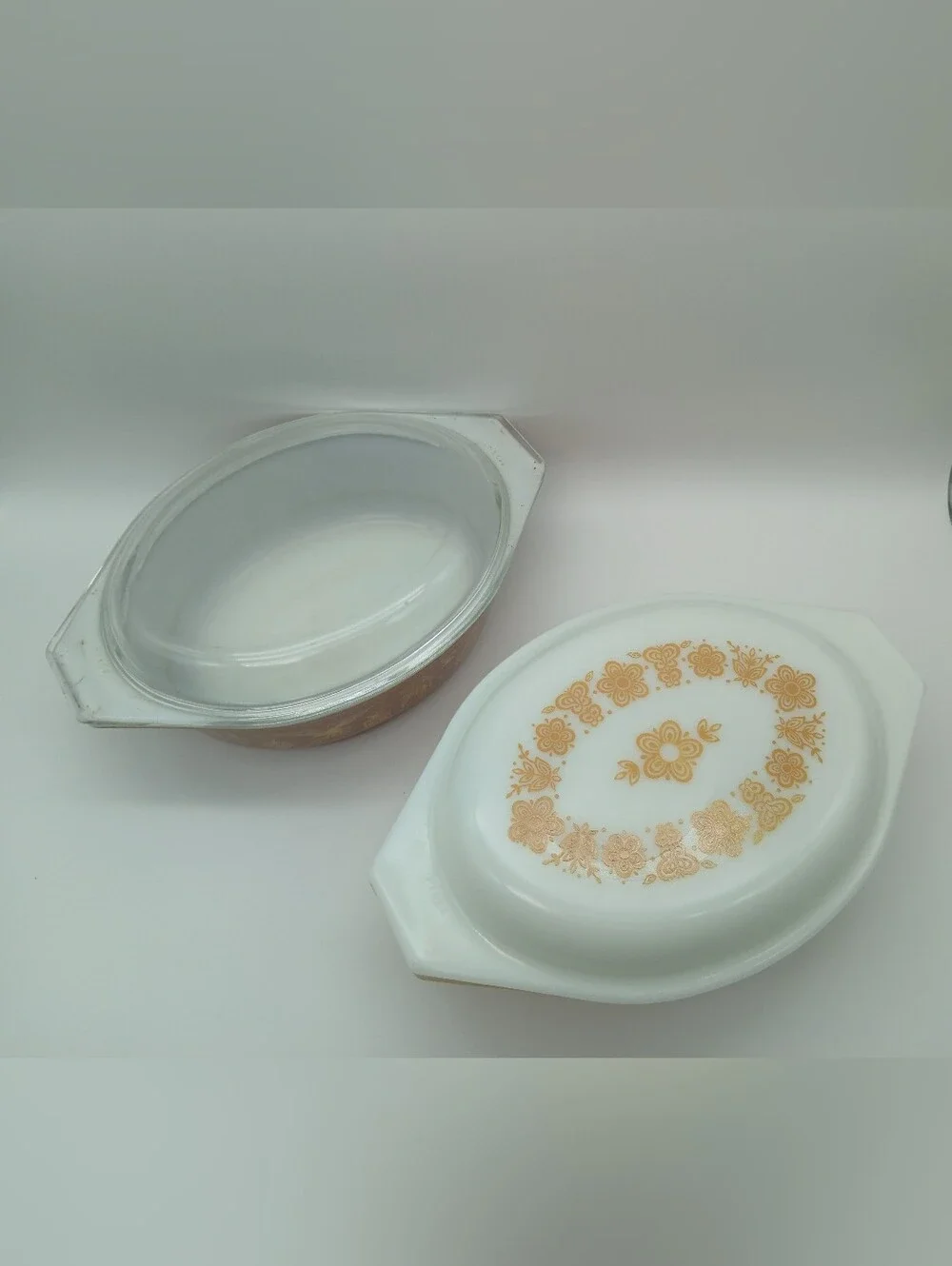 Pyrex butterfly gold