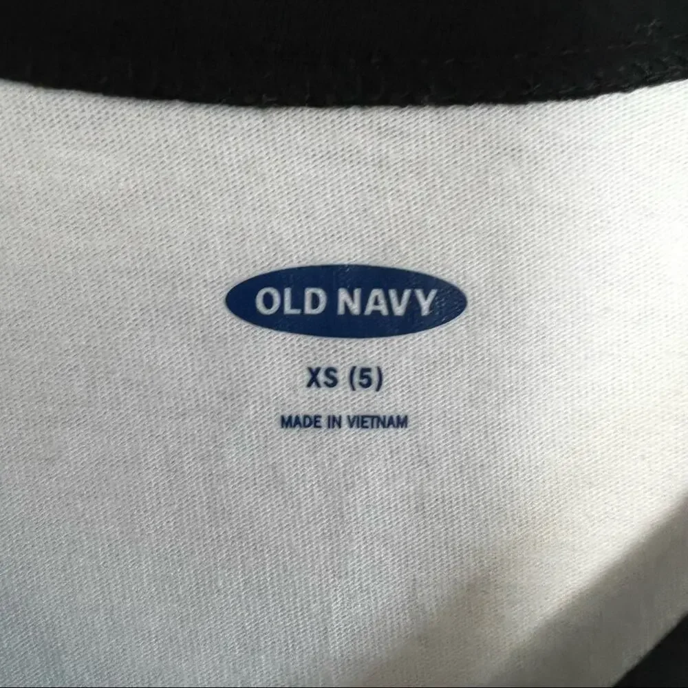 Old Navy Girls Crewneck  Long Sleeve Tee Sz (xs) 5